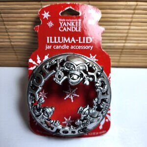 Yankee Candle Christmas Illuma lid Jar Candle Accessory Snowman